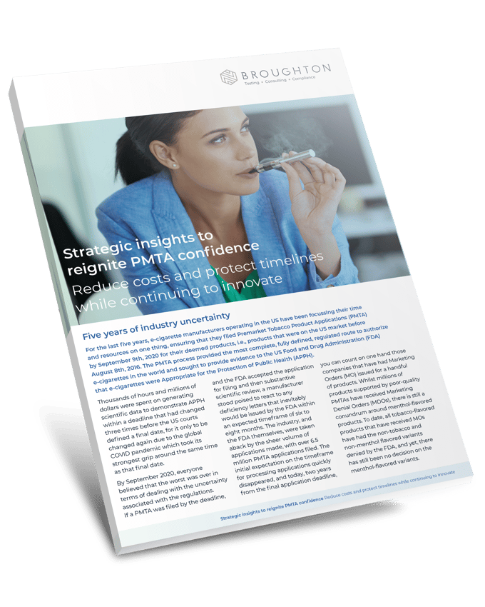 Broughton PMTA Strategic Insights