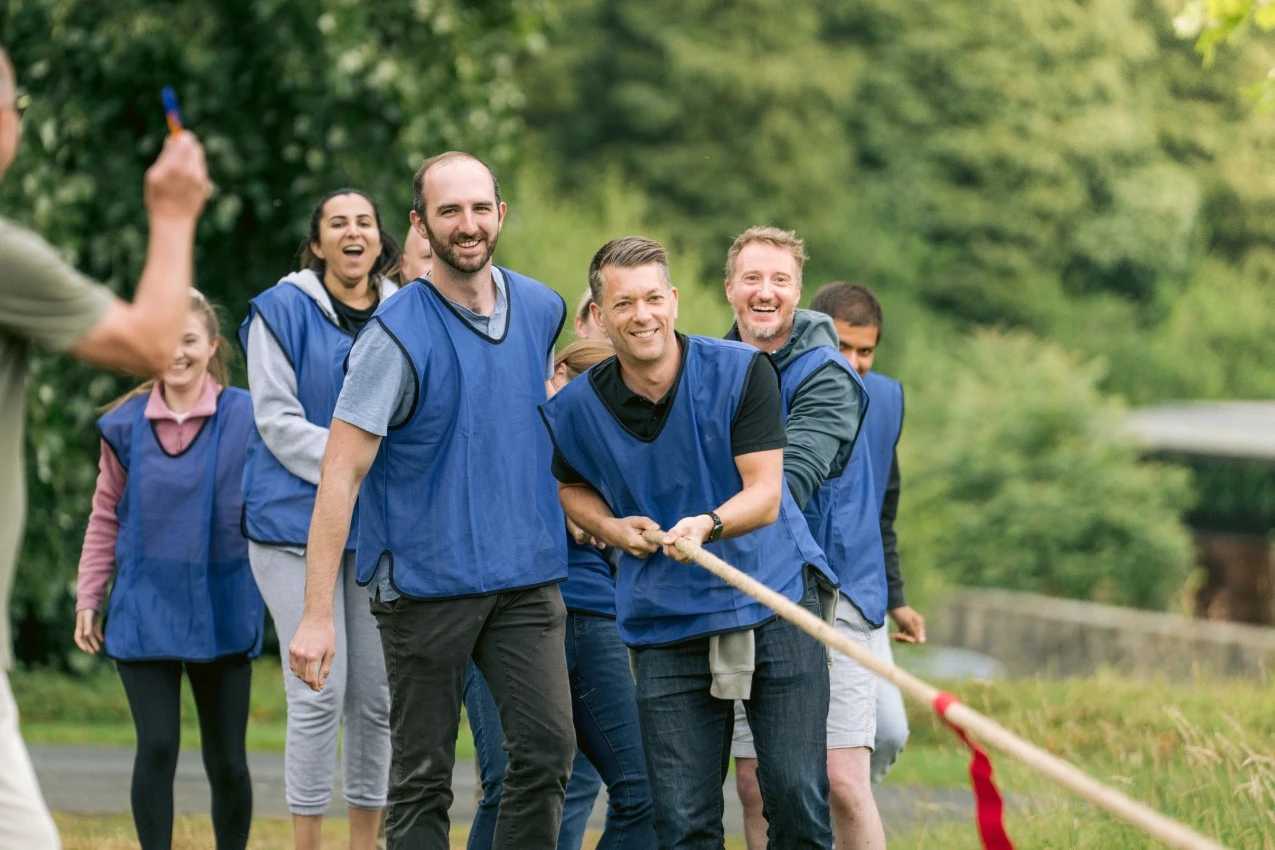 Broughton Team Tug-of-War at the Summer Party 2022